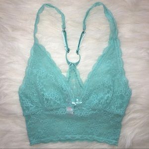 Victoria's Secret floral stretch lace bralette XS